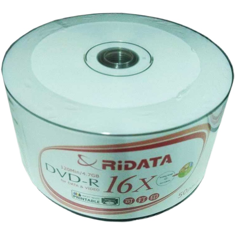 铼德 高光亮彩王 可打印炫彩 RIDATA DVD 空白刻录光盘 -R 光碟片 - 图3