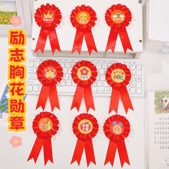 Kindergarten student award corsage pin inspirational prizes