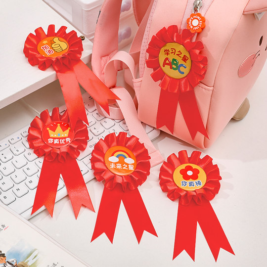 Kindergarten student award corsage pin inspirational prizes