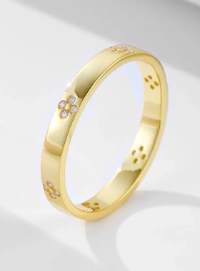 欧美跨境热销经典戒指组合戒套戒925银轻奢ins高级感指环套装手饰