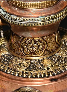 尼泊尔藏式酥油壶净水壶