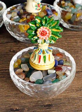 水晶佛前供奉八供养组合