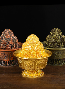 六路水财神合金款三色青六路财神