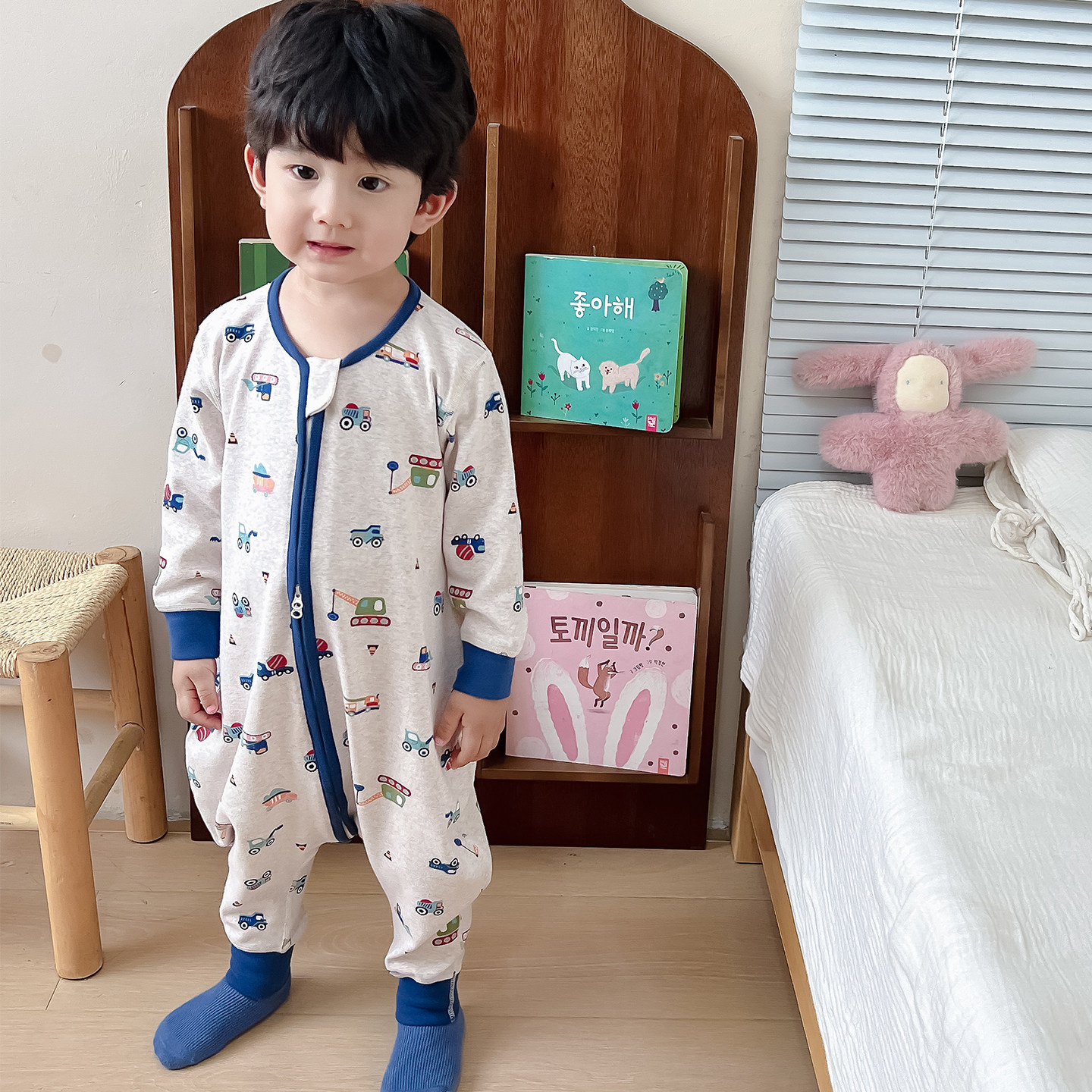 宝宝连体睡衣女春秋磨毛男童无骨睡袋婴儿长袖防踢儿童a类家居服,淘宝优惠券,粉丝福利购,淘宝优惠卷