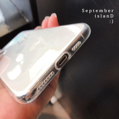 17promax新款iphone15pro可爱简约iPhone16手机壳12ProMax透明13软壳适用14苹果11情侣保护套 - 图2
