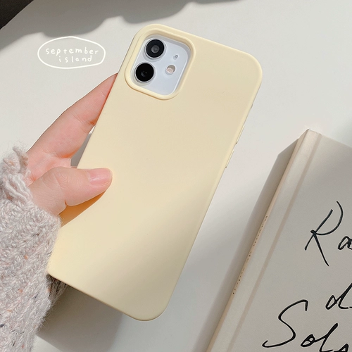 Apple, однотонный силиконовый чехол для телефона, совместимый iPhone 12, iphone, 13promax, для влюбленных