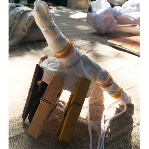 南北工作室  竹夹子扎染工具草木染蓝染植物染手工diy 新品促销 - 图0