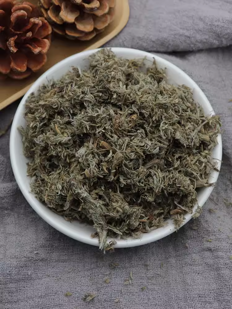 送煮药袋】茵陈中药材棉茵陈蒿蒿草白蒿绒蒿松毛艾因陈松蒿茵陈茶 - 图3