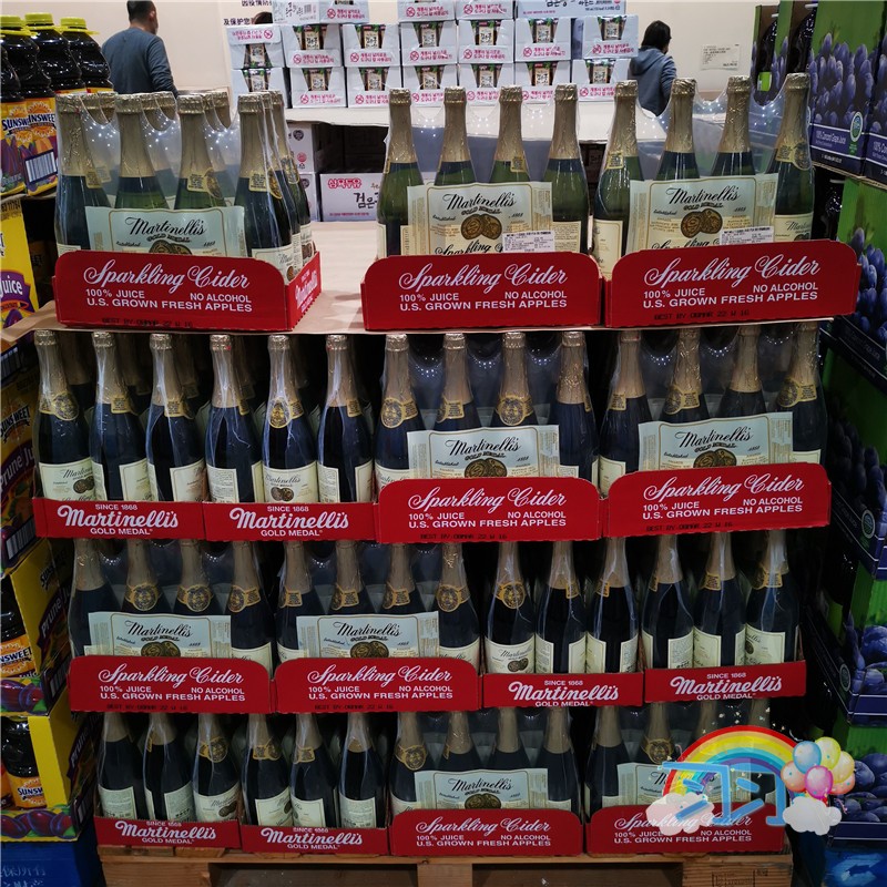 开市客代购 Martinelli's苹果汁汽水维生素C苹果味碳酸饮料750ml-图2