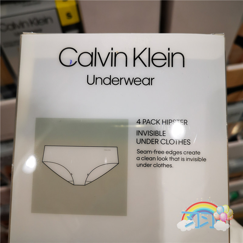 国内开市客代购 CalvinKlein凯文克莱 女士 ck无痕内裤三角裤四条 - 图2