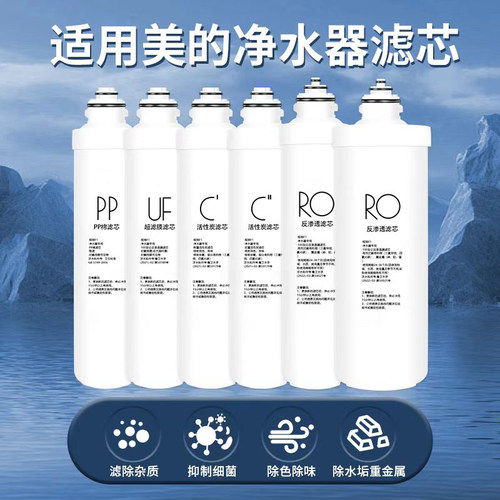 通用美的净水器水机F1滤芯MRO203-4/MRO202-4/MRO202A-4MRC1692/3 - 图3