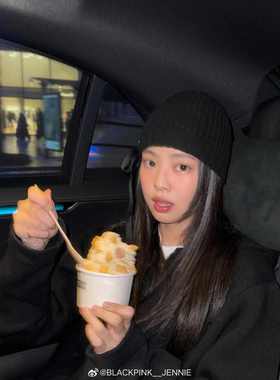 jennie金智妮同款蝴蝶结毛线针织帽可爱时髦百搭街头包头帽冷帽潮