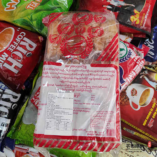 缅甸进口Shwe Ni干面包面包干泡鲁达配料早餐商用家用面包块酥脆 - 图2