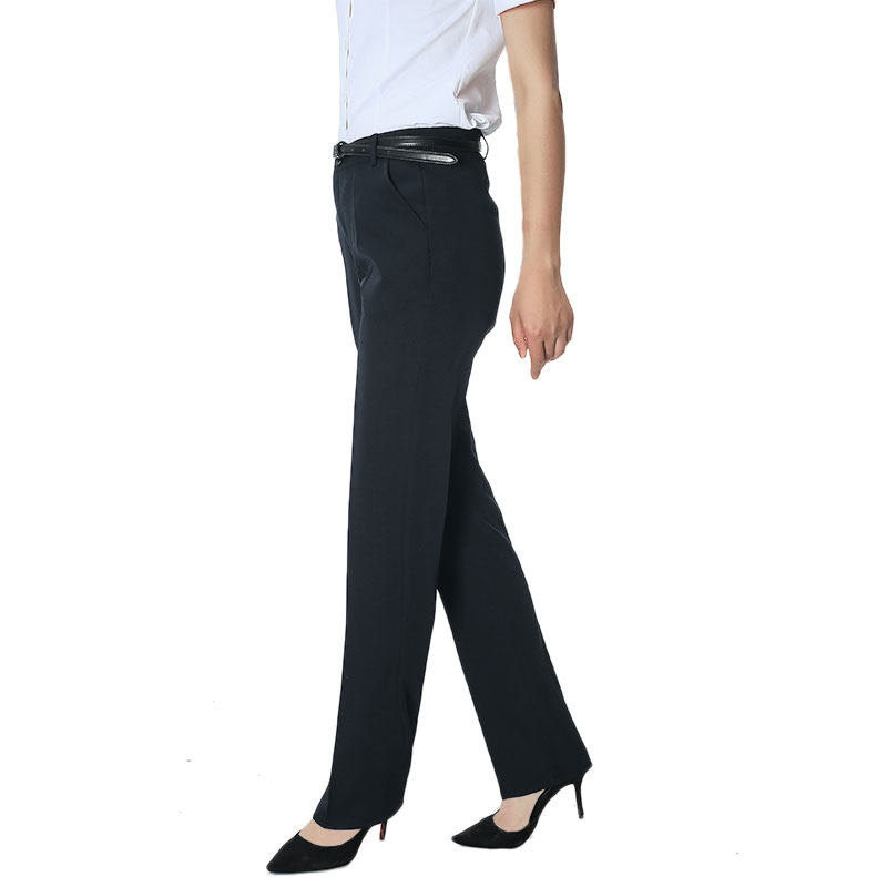 直筒西装裤女秋冬厚款试高腰黑九分正装裤大码微喇叭职业工作长裤,淘宝优惠券,粉丝福利购,淘宝优惠卷