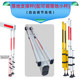 Floor support pole octagonal gate pole parking pole
