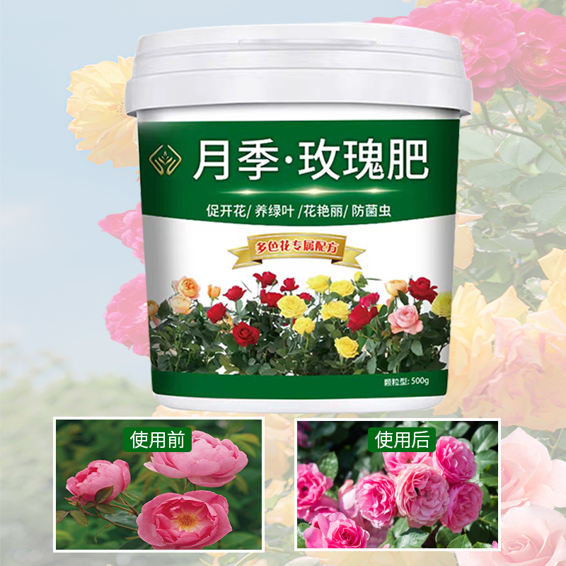 月季玫瑰花肥 增根壮苗促花期四季通用抗菌调酸碱防土壤板结 - 图2