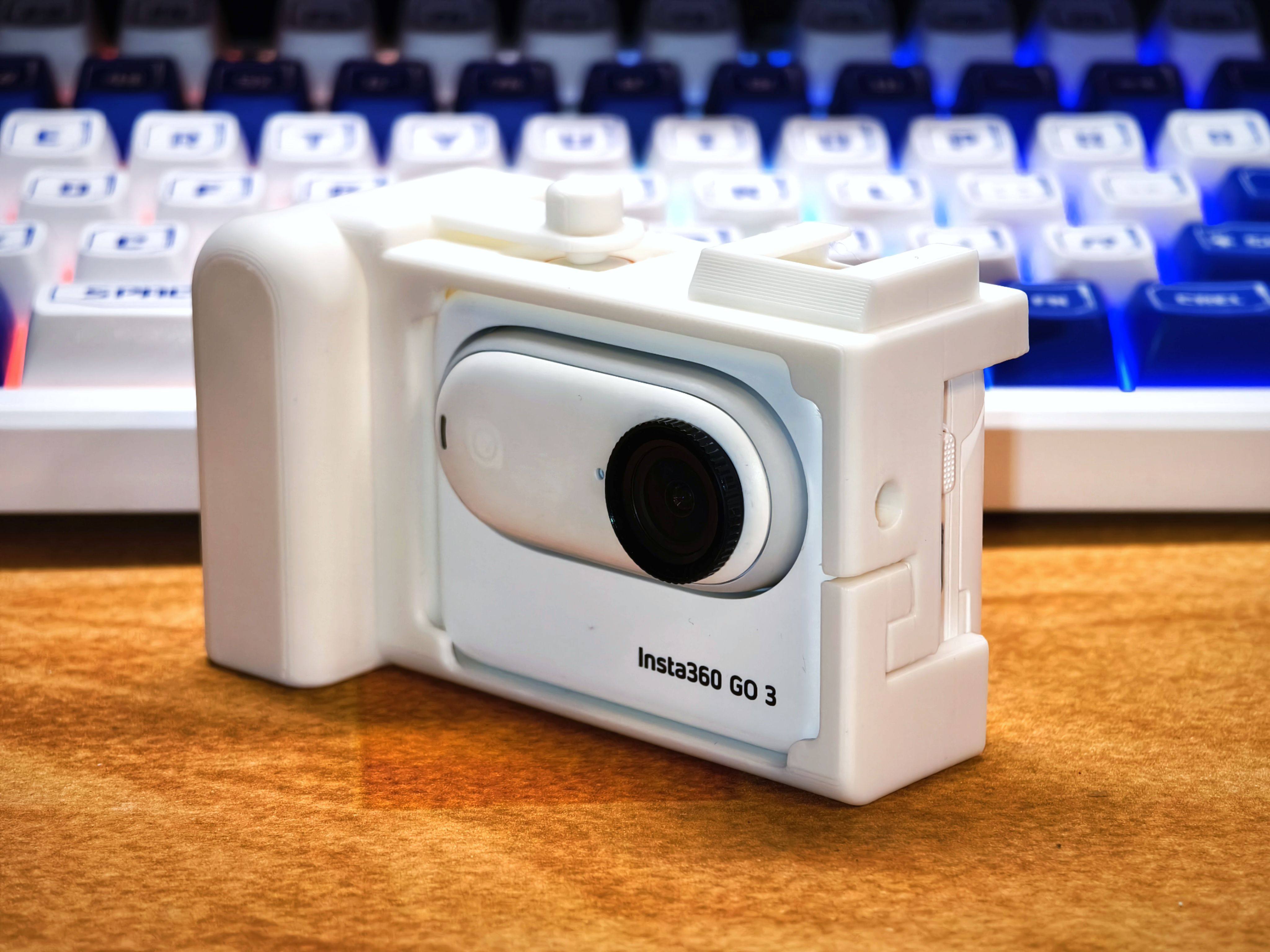 影石GO3/3S手柄DIY兔笼 insta360go3s 麦当劳配色 哆啦A梦小叮当,淘宝优惠券,粉丝福利购,淘宝优惠卷