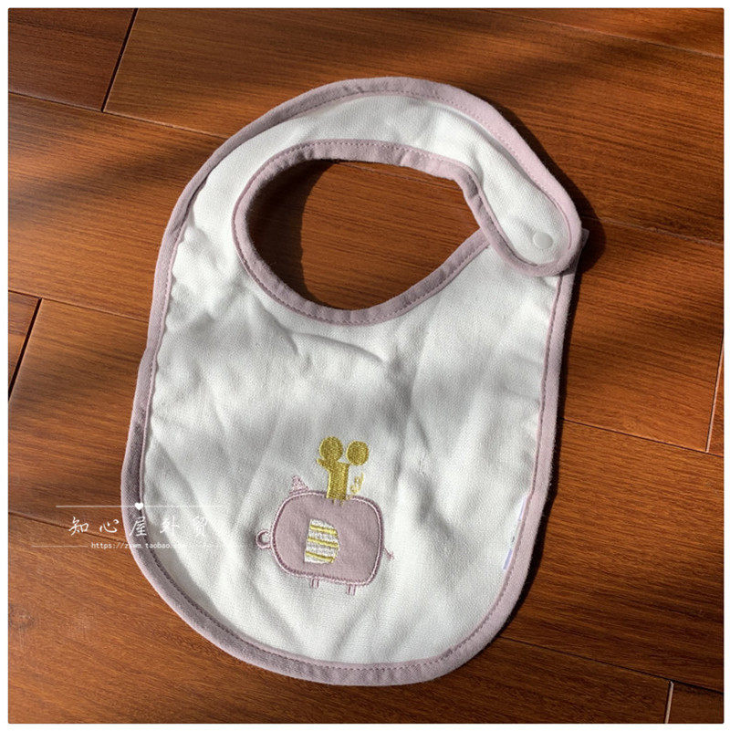 日单品质新生儿口水巾全棉无荧光剂婴儿童夏季透气纱布巾宝宝围兜,淘宝优惠券,粉丝福利购,淘宝优惠卷
