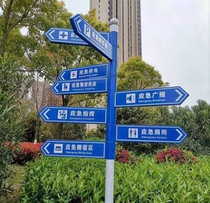 Vertical Guide Signs Outdoor Signs Road Signage Area Guidance Card Cell Guide Cards Multidirectional Diversion Signs