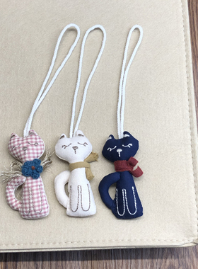 手工制作布艺小马可爱卡通包包挂件包日系文艺复古小清新森女配饰