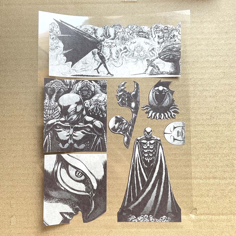 奇怪猫剑风传奇烙印战士格里菲斯谷子周边手机ipad装饰收藏贴纸 - 图2