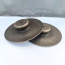 Handmade refined 15CM bronze small cymbals Xiaojing cymbals small and wide cymbal bronze gong cymbals 15 cm Xiaoyao cymbals