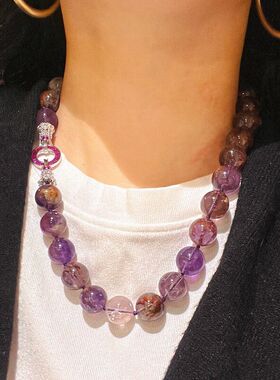 天然【水晶串珠精品高品质项链