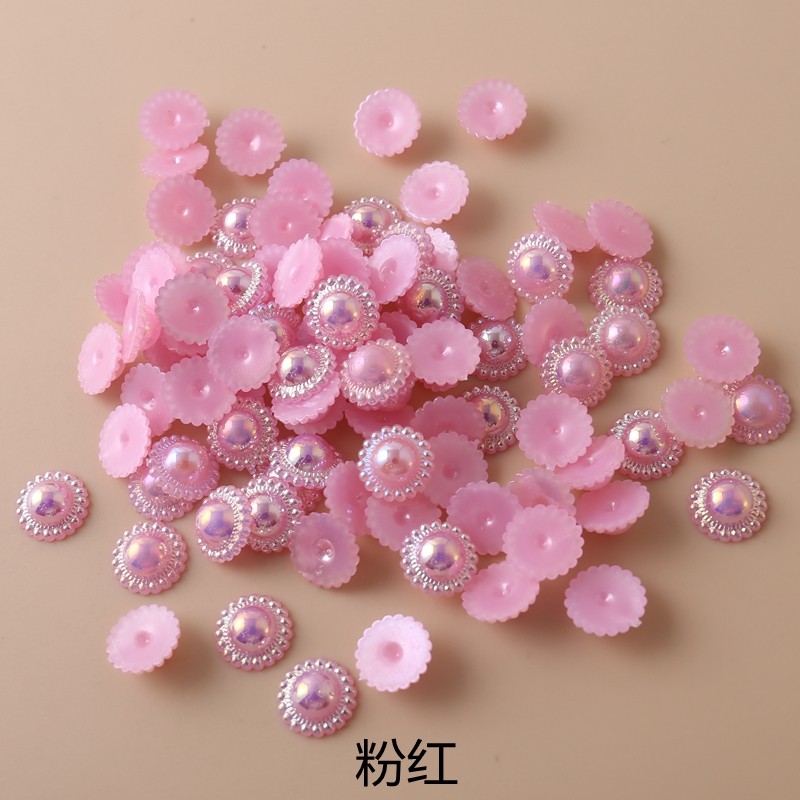 13mm幻彩半面太阳花仿珍珠和风古风发饰手工配饰diy材料包,淘宝优惠券,粉丝福利购,淘宝优惠卷