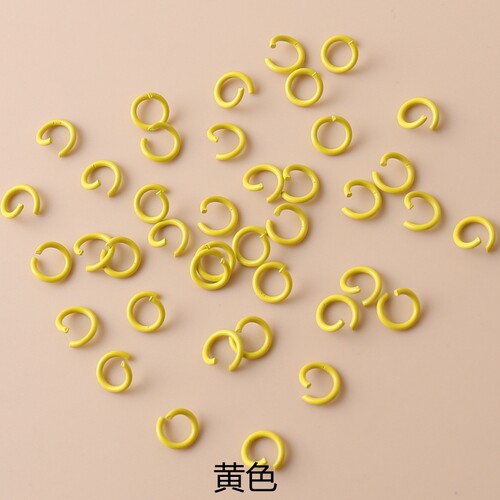 多规格彩色烤漆金属开口圈小单圈连接圈diy手工钥匙扣饰品配件 - 图3