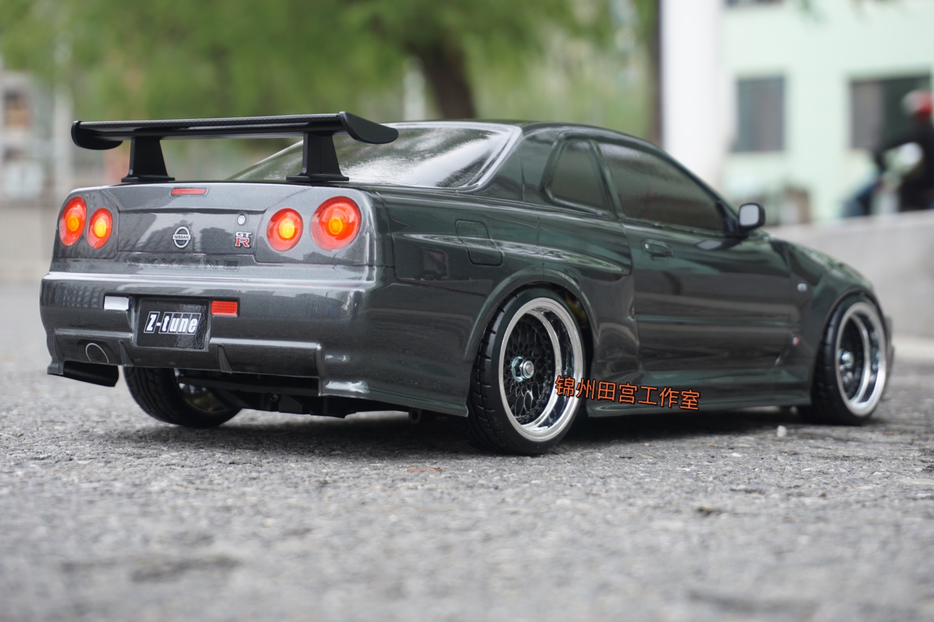 樱花漂移遥控车田宫tt02尼桑GTR R34专业Rc漂移遥控车平跑竞速车-图3