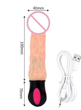Heating Female Masturbation Sex Toys for Woman Bendable 12 M