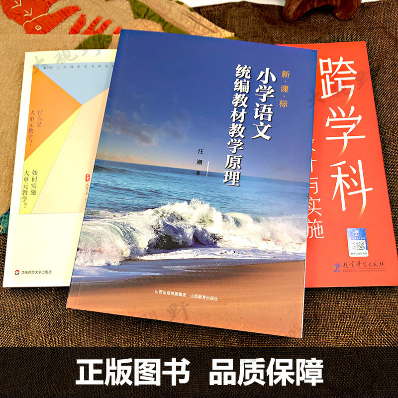 新教材如何教【小学语文新课标教学必备书4册】大单元教学八讲 统编教材教学原理 跨学科主题学习设计学习任务群单元整体教学设计
