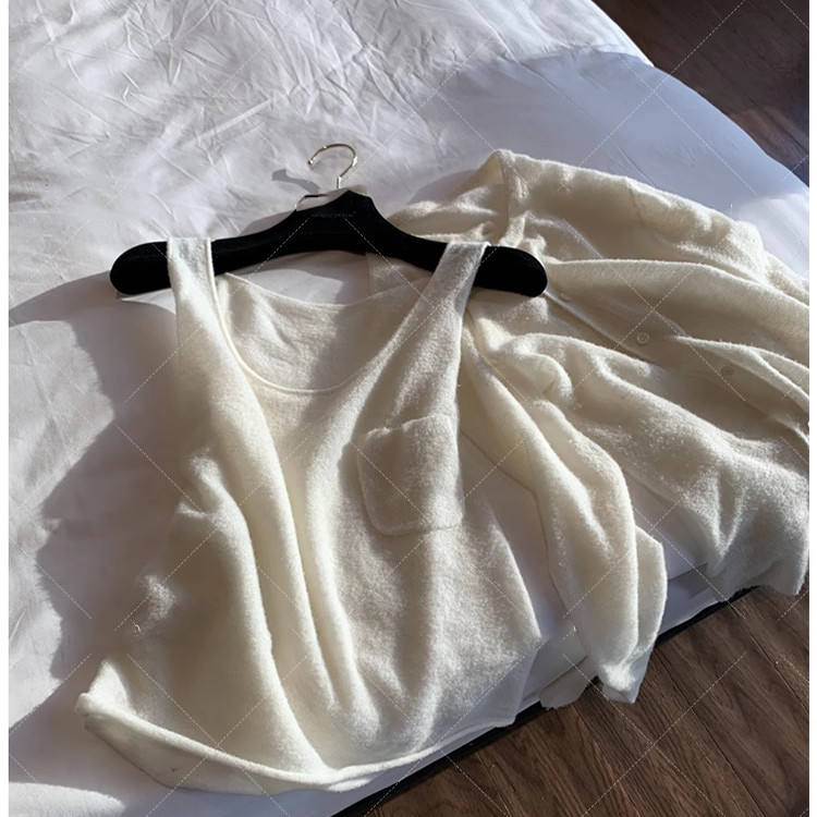 /30支超细羊毛薄款针织开衫女修身显瘦背心,淘宝优惠券,粉丝福利购,淘宝优惠卷