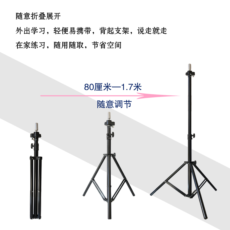 头模支架假发假人头三脚架模头模具公仔模特头架子美发三角架落地 - 图3