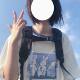 Fat mm plus size Japanese style ແຂນສັ້ນສາວອ່ອນໜ້າຮັກ