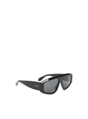 代购ALAIA飞行员镜框太阳镜女轻便防紫外线