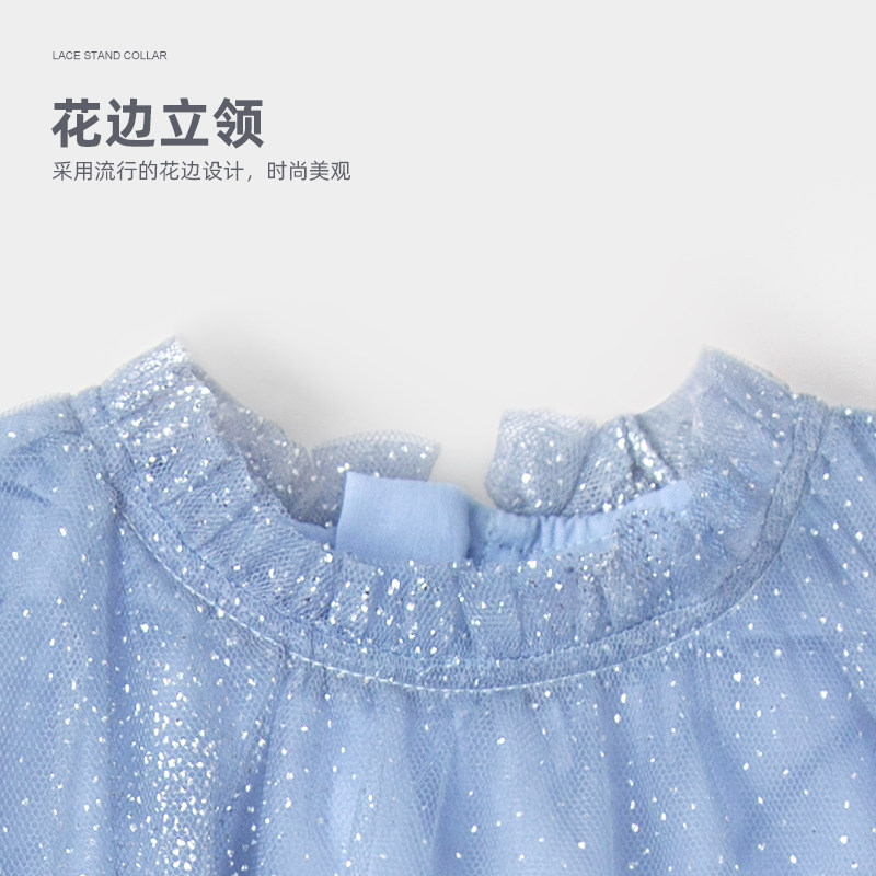 木本尚女童连衣裙春夏短袖2026新款女宝宝公主裙超仙网纱飞袖裙子,淘宝优惠券,粉丝福利购,淘宝优惠卷