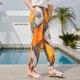 ພາກຮຽນ spring ແລະ summer ເຮືອນຝ້າຍບາງໆ pants ຫາດຊາຍບາດເຈັບແລະ