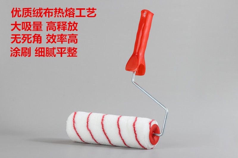 强辉辅料滚筒刷中毛滚筒9寸滚筒刷油漆滚筒涂料滚筒耐溶剂滚筒刷_虎窝淘
