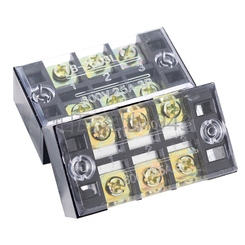 TB-2503 600V/25A/3P接线端子排 接线座 接线柱 连接器 - 图1