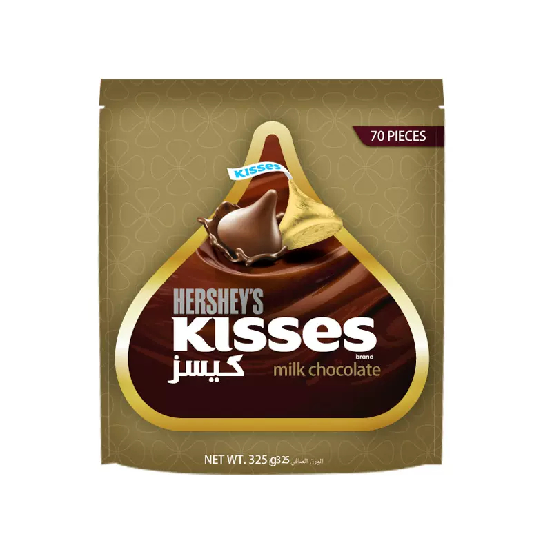 【好时新品】好时kisses巧克力进口炫彩什锦325g办公室零食糖果 - 图1