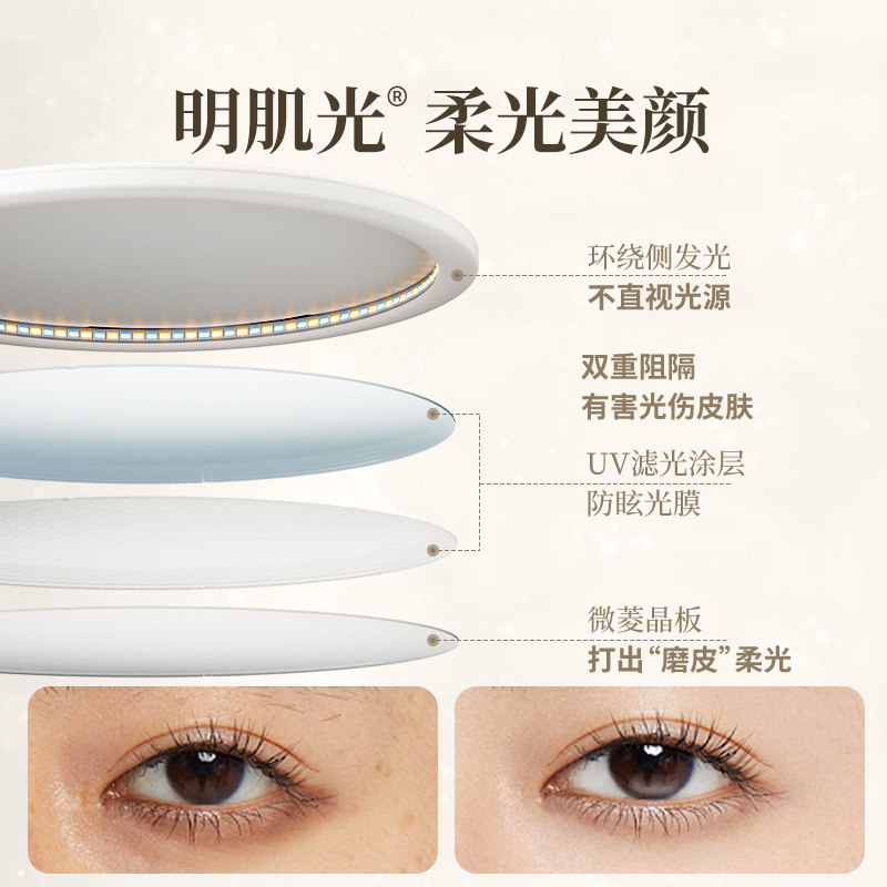 小天直播补光灯主播专用美颜灯桌面美颜嫩肤打光灯网红灯拍照面光灯自拍美光灯手机拍摄抖音灯支架环形柔光灯,淘宝优惠券,粉丝福利购,淘宝优惠卷