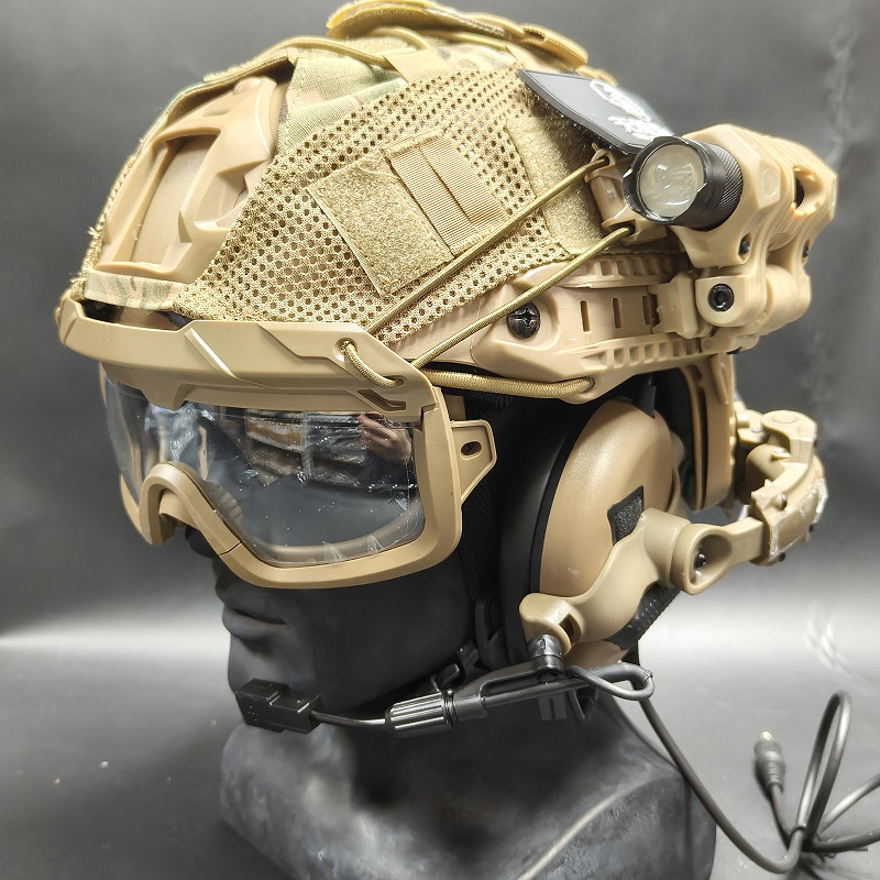无贼fast战术头盔四目夜视仪大全套cod下场拍摄道具面具风镜cos模 - 图0