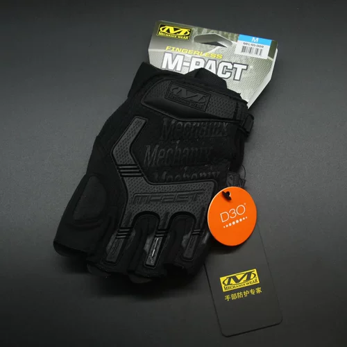 Дорожные нескользящие износостойкие тактические мужские перчатки, США, без пальцев