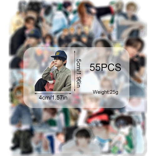 55张TWS贴纸迷你四专辑play hard贴画手账素材金道勋 申惟大头贴 - 图3