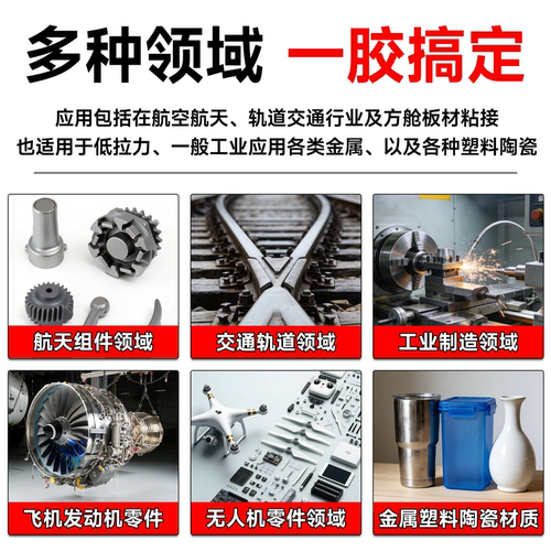 耐低温环氧结构胶高强度AB胶水粘金属塑料灌封多功能替代焊接胶 - 图0