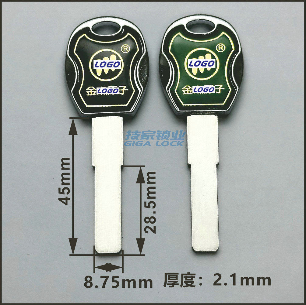适用金点原子钥匙胚边柱锁钥匙双面叶片多轨道滴胶七彩平板钥匙胚,淘宝优惠券,粉丝福利购,淘宝优惠卷
