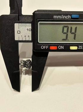 意工三七银钱袋吊坠手工编绳文玩佛珠DIY手链项链配饰配件