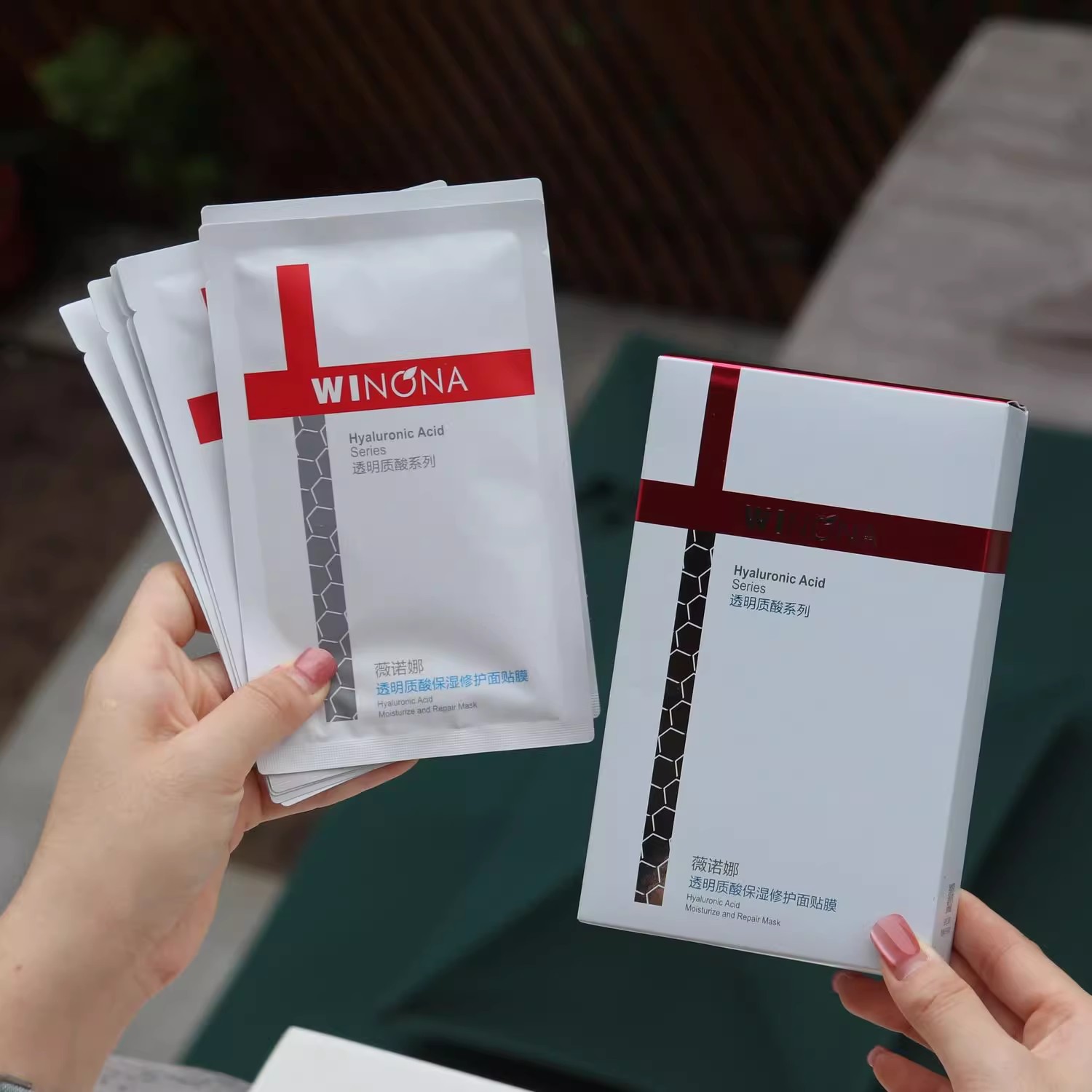 深层补水!薇诺娜透明质酸保湿修护面膜 补水舒缓滋润修护屏障6片 - 图1