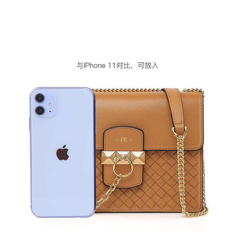 hr赫莲娜羊皮女2020新款链条小包 hr女士包袋